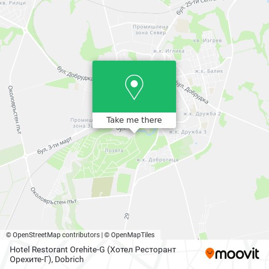 Hotel Restorant Orehite-G (Хотел Ресторант Орехите-Г) map