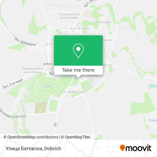 Улица Батовска map