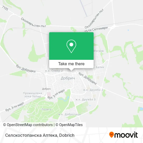 Карта Селскостопанска Аптека