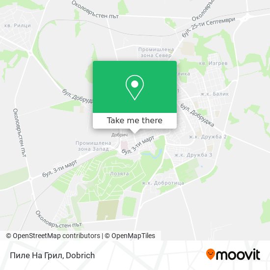 Пиле На Грил map