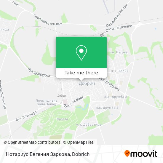 Нотариус Евгения Заркова map
