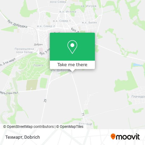 Техмарт map