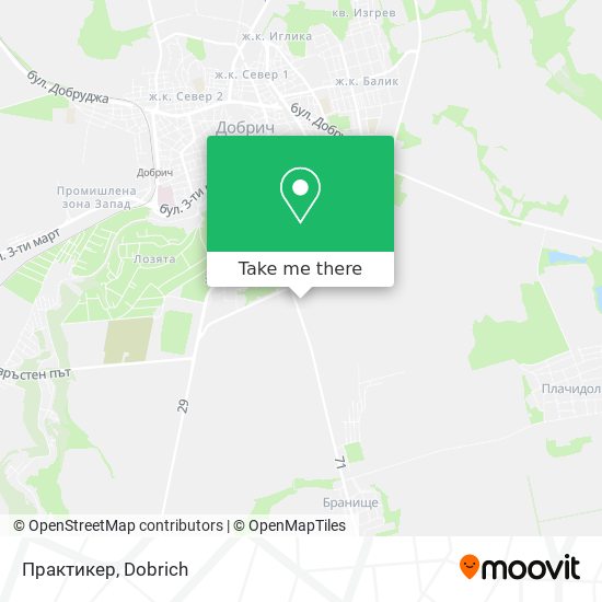 Практикер map