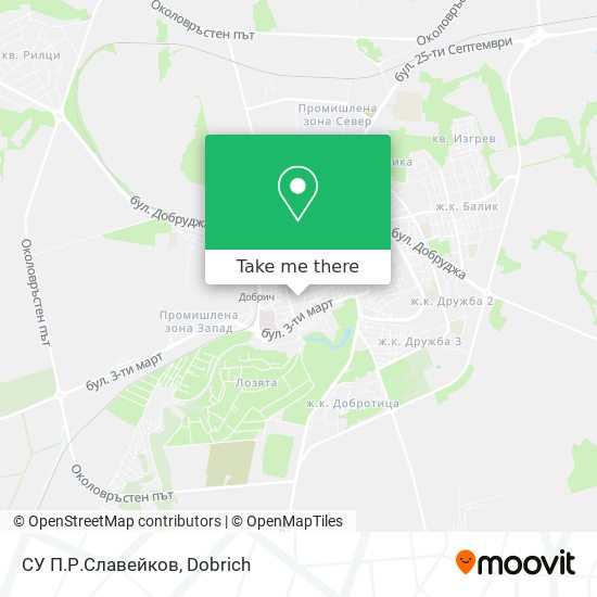СУ П.Р.Славейков map