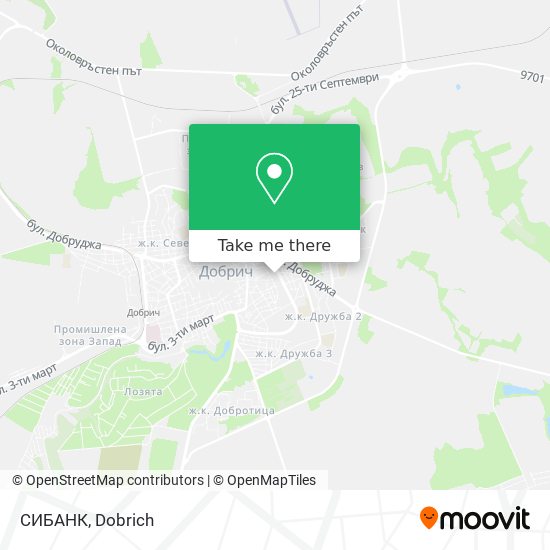 СИБАНК map
