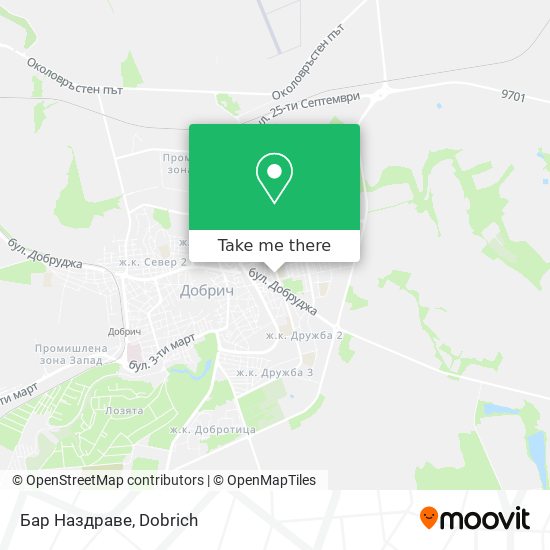 Бар Наздраве map