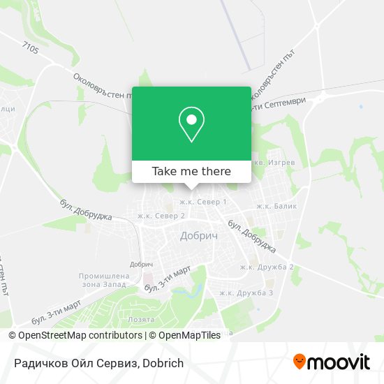 Радичков Ойл Сервиз map