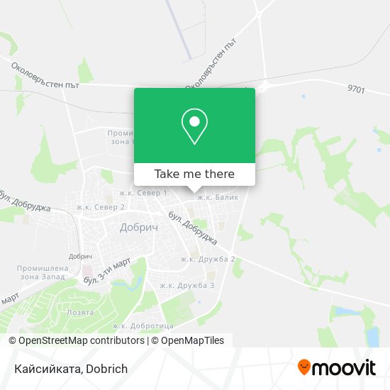 Кайсийката map