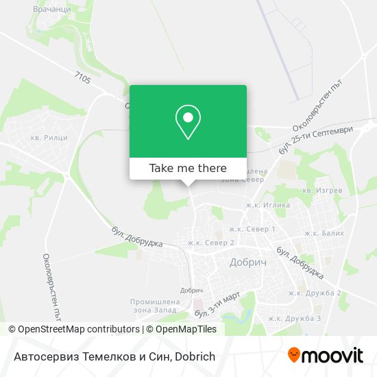 Автосервиз Темелков и Син map