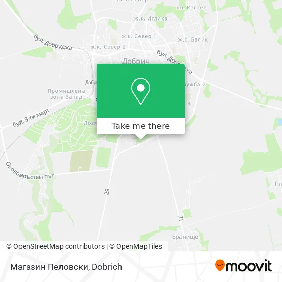 Карта Магазин Пеловски