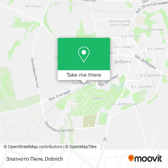 Златното Пиле map