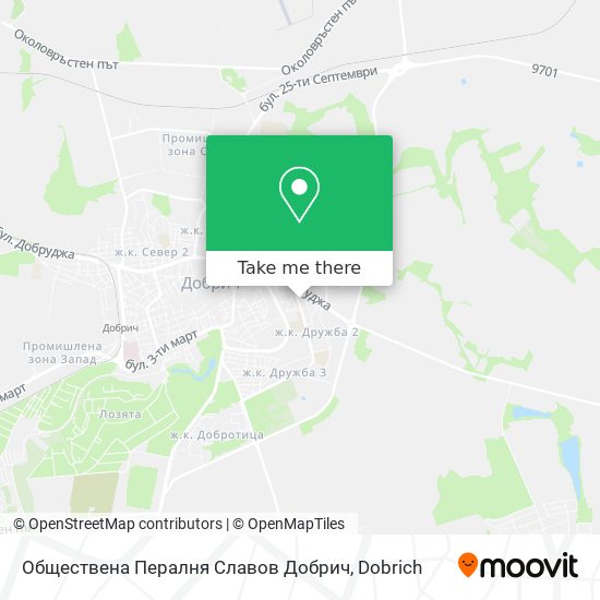 Обществена Пералня Славов Добрич map