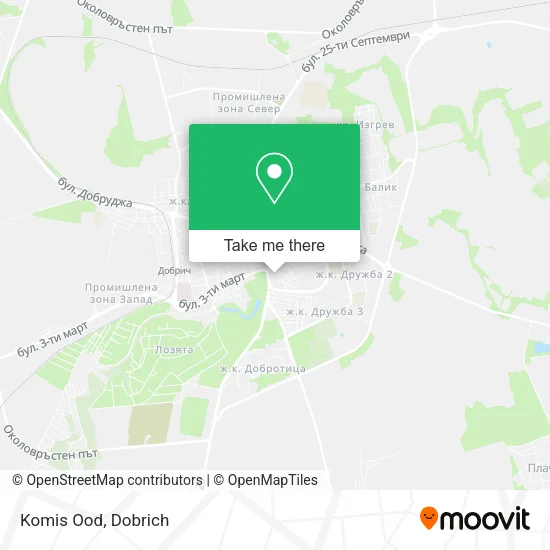 Карта Komis Ood