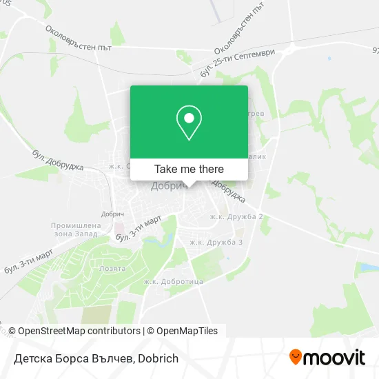 Карта Детска Борса Вълчев
