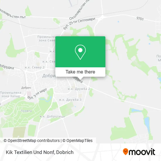 Карта Kik Textilien Und Nonf