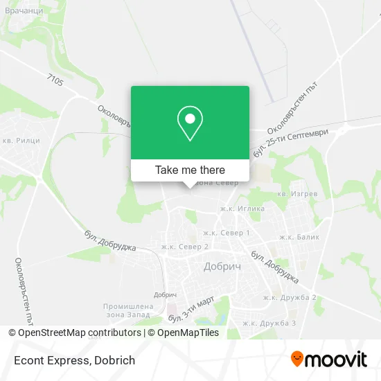 Карта Econt Express