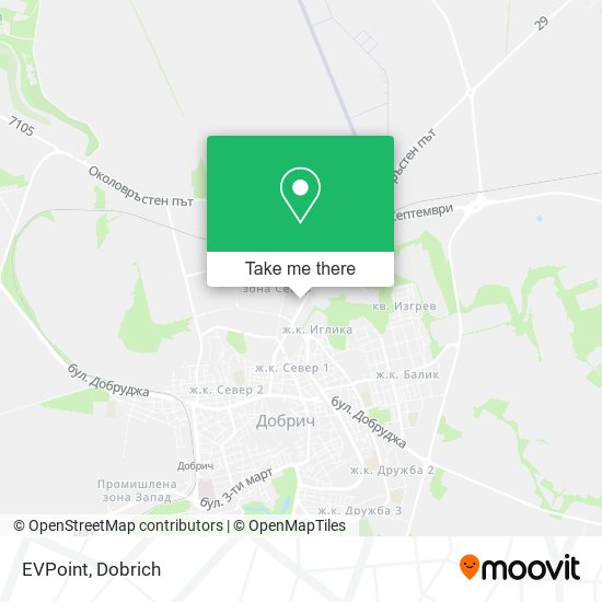 EVPoint map