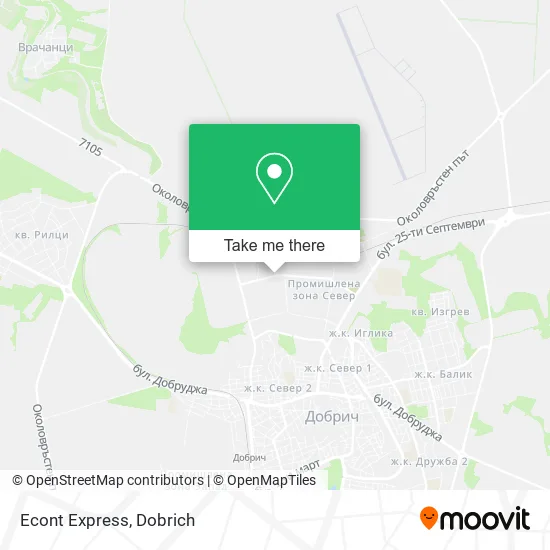 Карта Econt Express