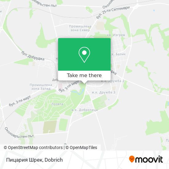 Пицария Шрек map