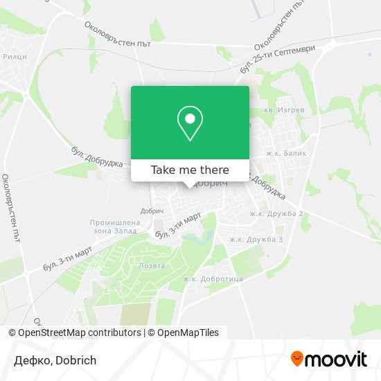 Карта Дефко
