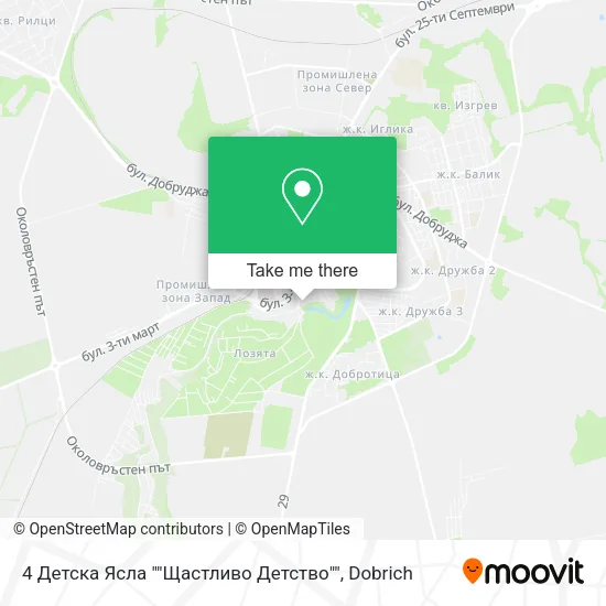 Карта 4 Детска Ясла ""Щастливо Детство""