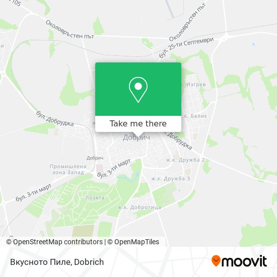 Вкусното Пиле map