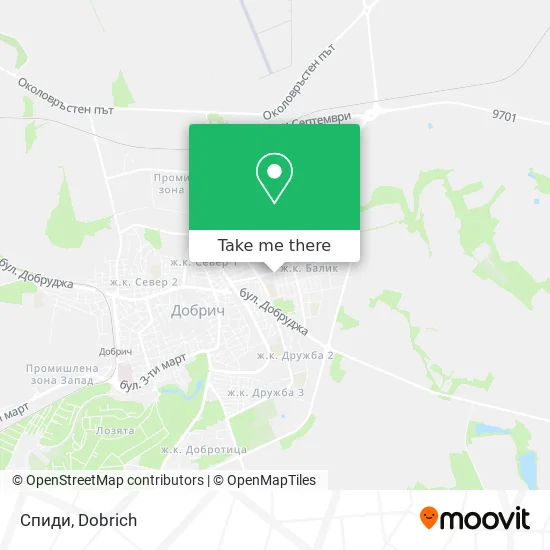 Спиди map