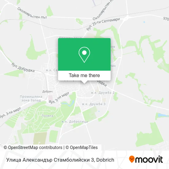 Карта Улица Александър Стамболийски 3