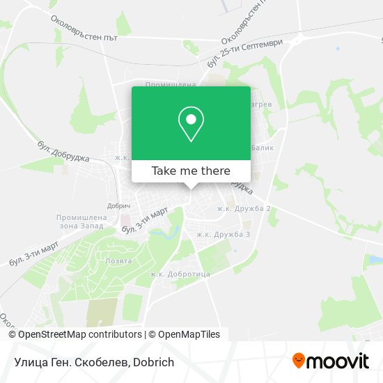 Улица Ген. Скобелев map