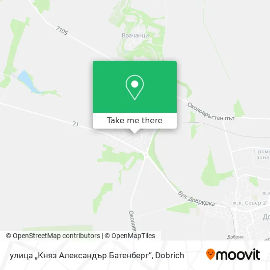 улица „Княз Александър Батенберг“ map