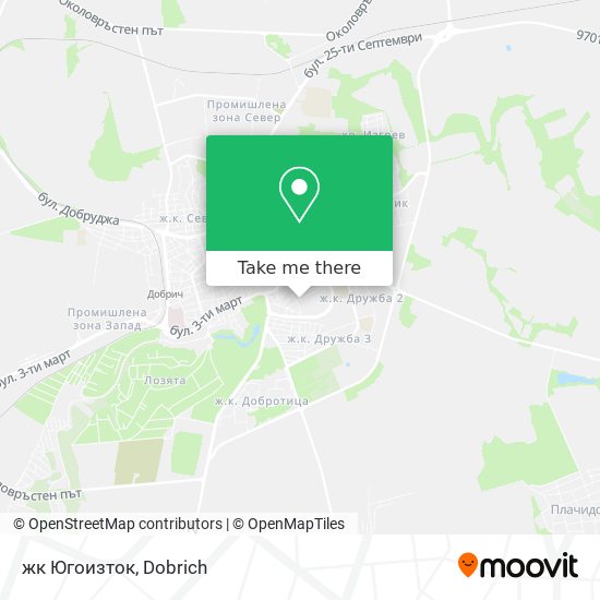 жк Югоизток map