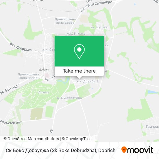Ск Бокс Добруджа (Sk Boks Dobrudzha) map