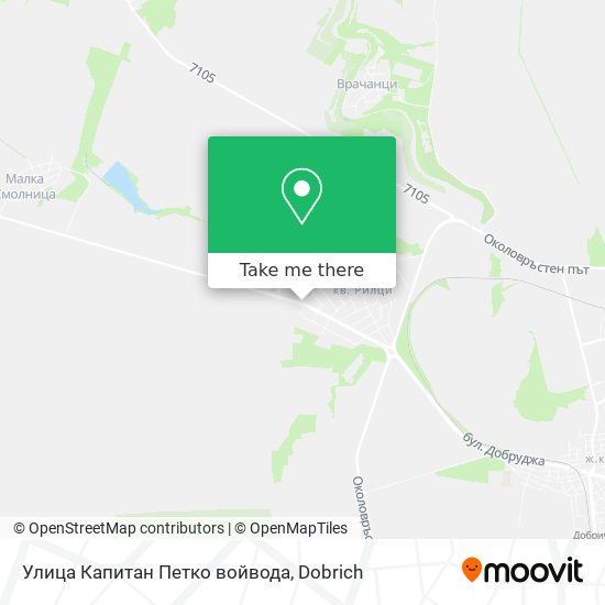 Улица Капитан Петко войвода map