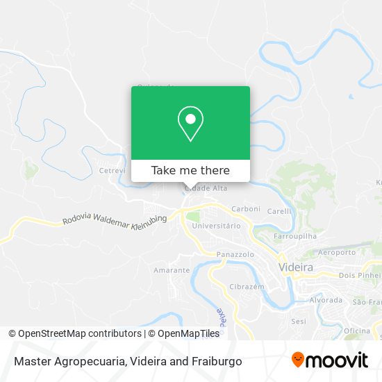 Master Agropecuaria map