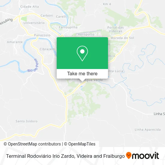 Terminal Rodoviário Irio Zardo map