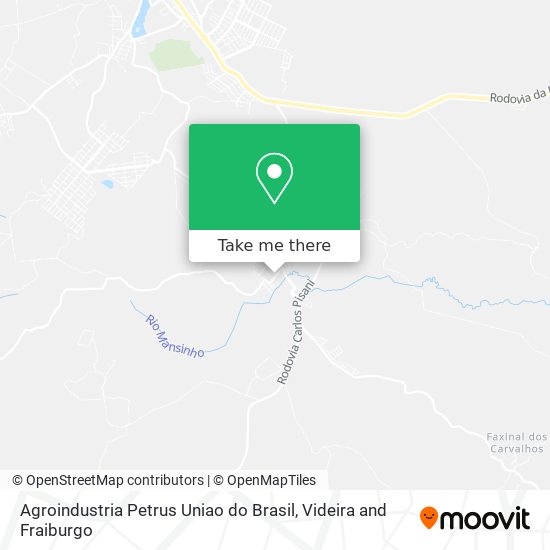 Agroindustria Petrus Uniao do Brasil map
