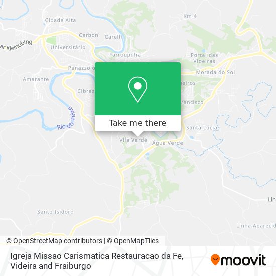 Igreja Missao Carismatica Restauracao da Fe map