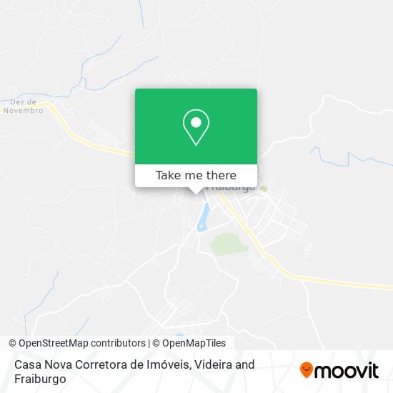 Mapa Casa Nova Corretora de Imóveis