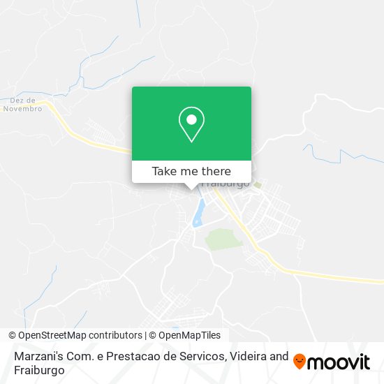 Marzani's Com. e Prestacao de Servicos map