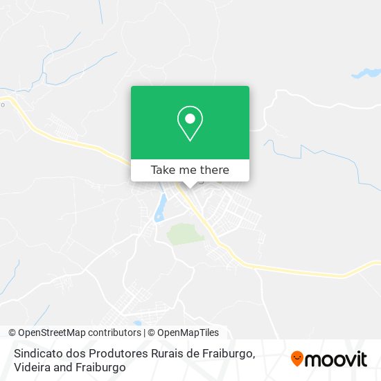 Mapa Sindicato dos Produtores Rurais de Fraiburgo