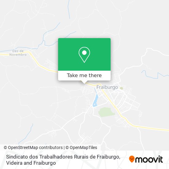 Sindicato dos Trabalhadores Rurais de Fraiburgo map