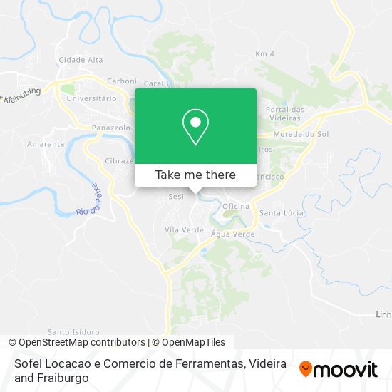 Sofel Locacao e Comercio de Ferramentas map