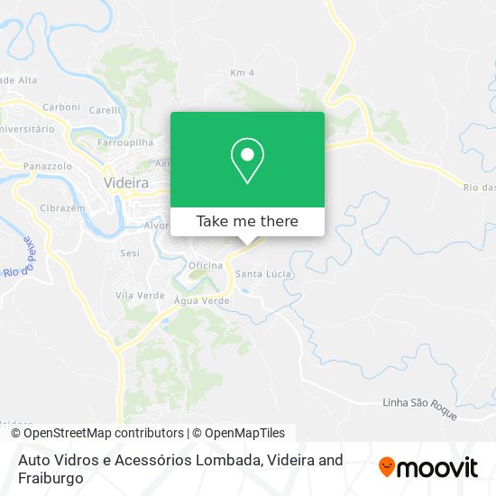 Auto Vidros e Acessórios Lombada map