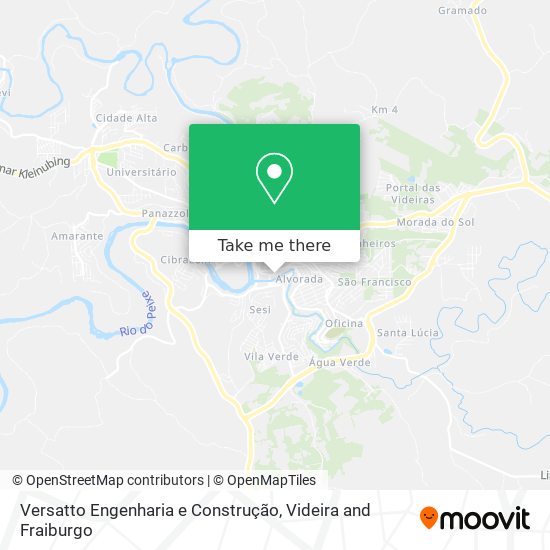 Versatto Engenharia e Construção map