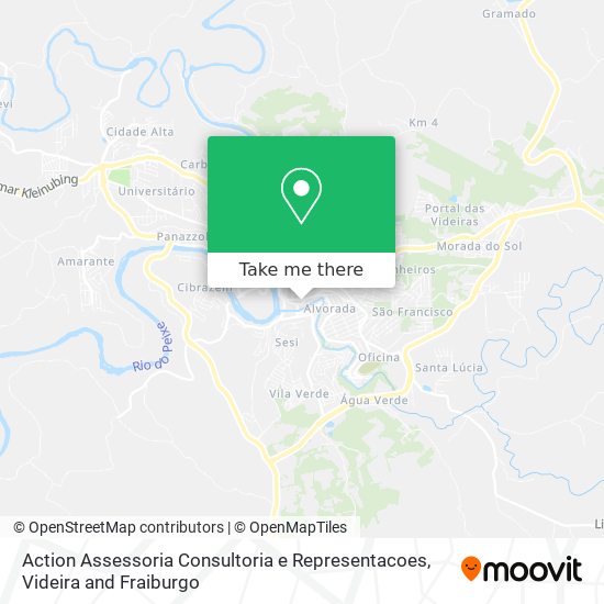 Action Assessoria Consultoria e Representacoes map