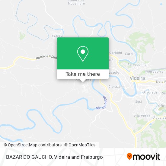 BAZAR DO GAUCHO map