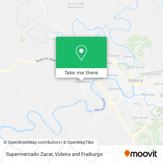 Mapa Supermercado Zacar