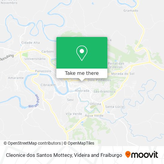 Cleonice dos Santos Mottecy map