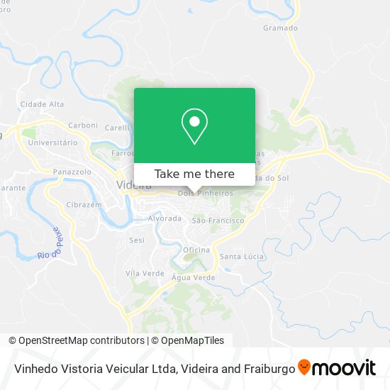Vinhedo Vistoria Veicular Ltda map