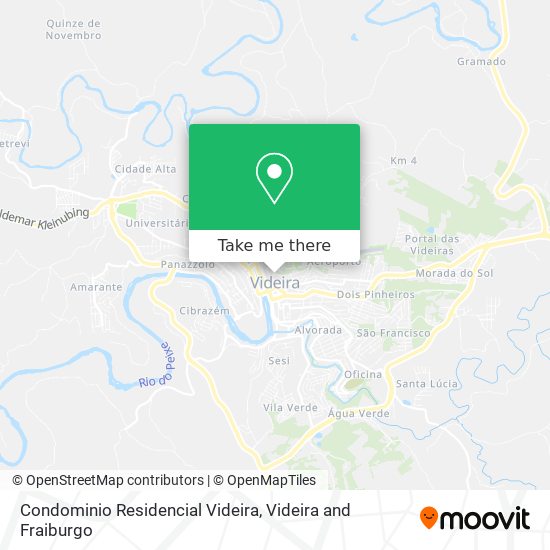 Condominio Residencial Videira map